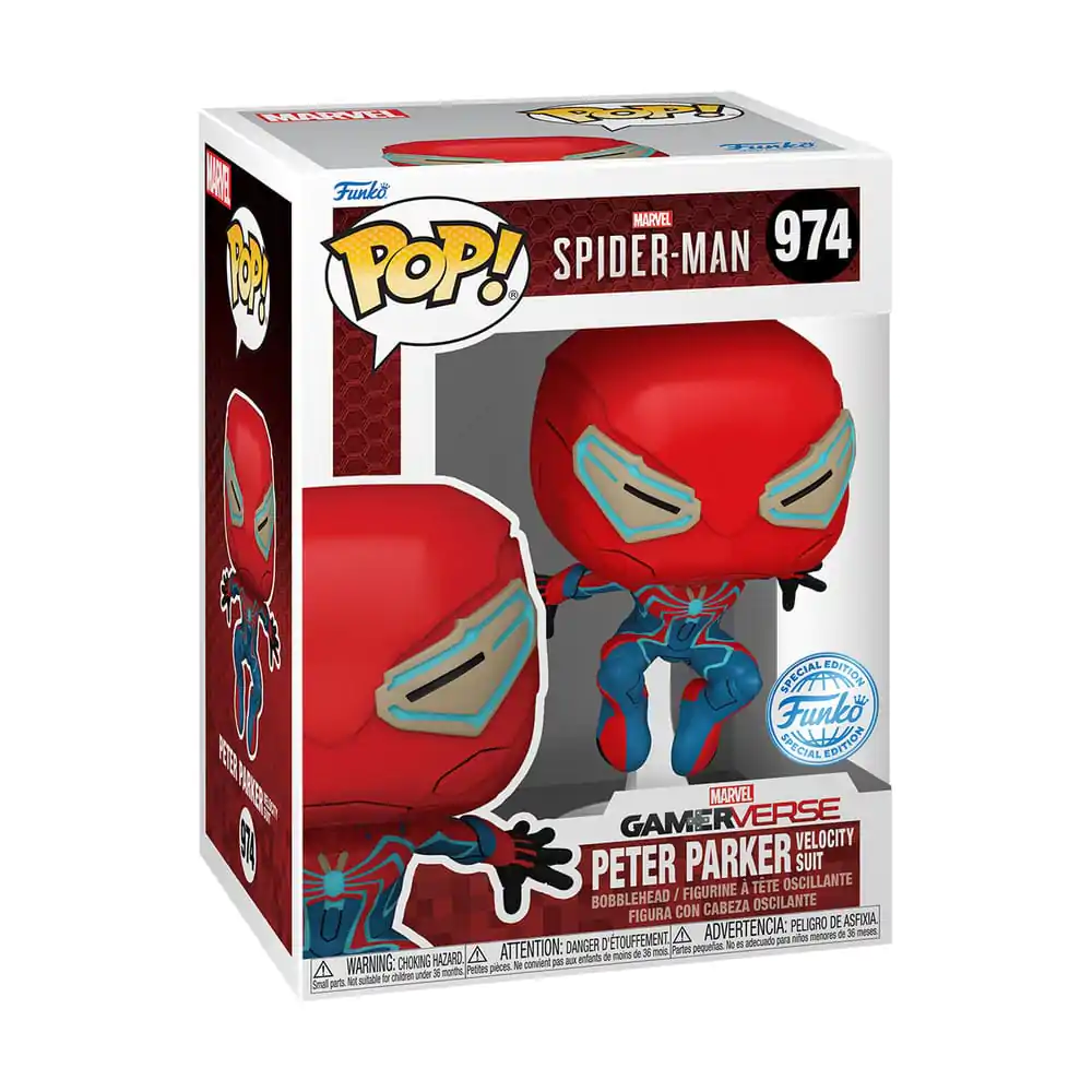 Spider-Man 2 Funko POP! Games Figurka winylowa Velocity Suit Exclusive 9 cm zdjęcie produktu