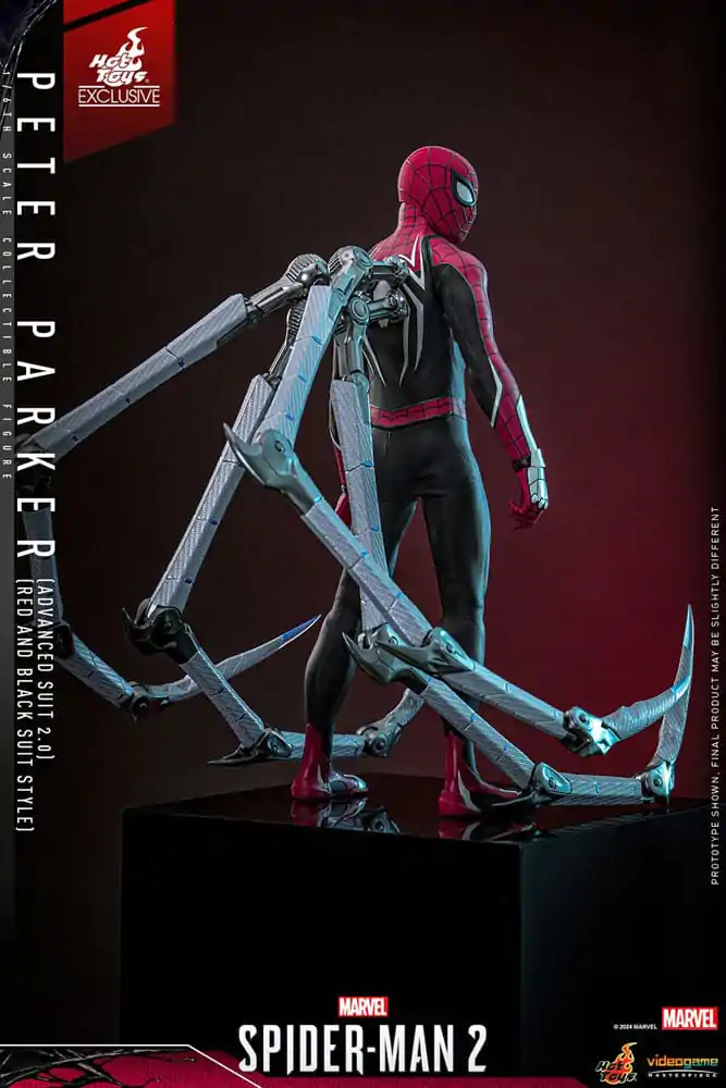Spider-Man 2 Video Game Masterpiece Action Figure 1/6 Peter Parker (Advanced Suit 2.0) (Red and Black Suit Style) Figurka Akcji 30 cm zdjęcie produktu