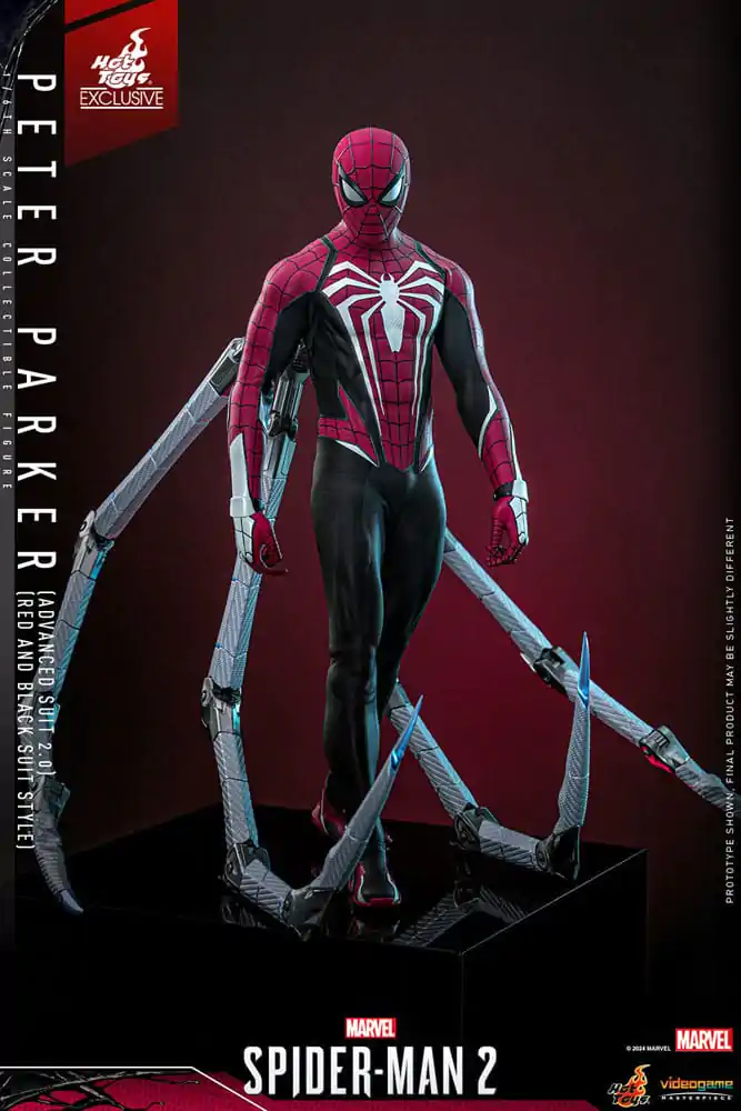 Spider-Man 2 Video Game Masterpiece Action Figure 1/6 Peter Parker (Advanced Suit 2.0) (Red and Black Suit Style) Figurka Akcji 30 cm zdjęcie produktu