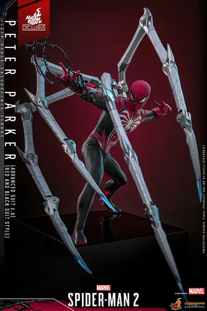 Spider-Man 2 Video Game Masterpiece Action Figure 1/6 Peter Parker (Advanced Suit 2.0) (Red and Black Suit Style) Figurka Akcji 30 cm zdjęcie produktu