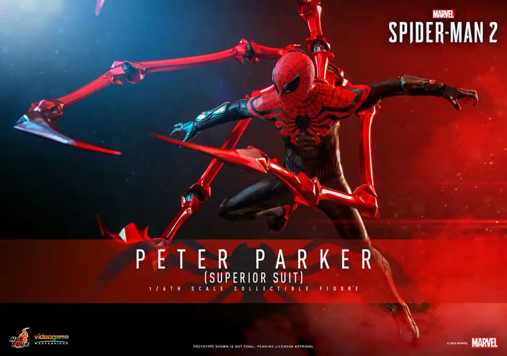 Spider-Man 2 Video Game Masterpiece Figurka Akcji 1/6 Peter Parker (Superior Suit) 30 cm zdjęcie produktu