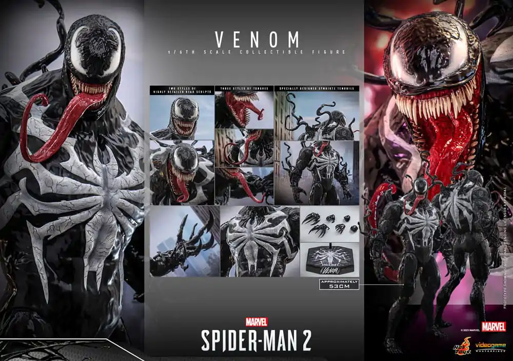 Spider-Man 2 Videogame Masterpiece Figurka Akcji 1/6 Venom 53 cm zdjęcie produktu