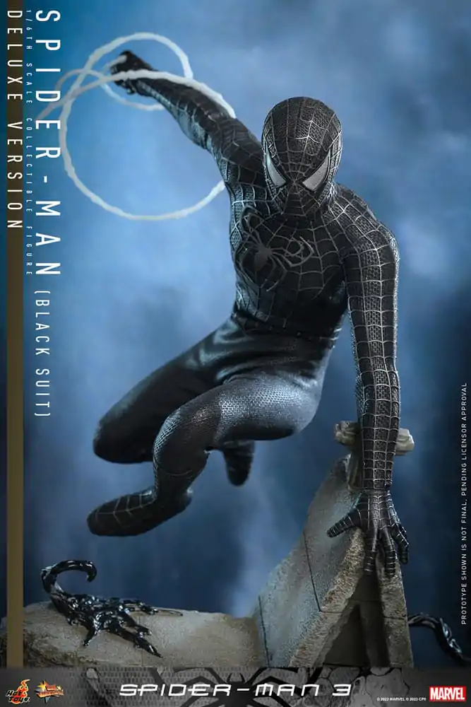 Spider-Man 3 Movie Masterpiece Figurka Akcji 1/6 Spider-Man (Black Suit) (Deluxe Version) 30 cm zdjęcie produktu