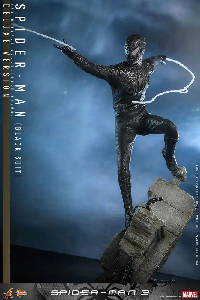 Spider-Man 3 Movie Masterpiece Figurka Akcji 1/6 Spider-Man (Black Suit) (Deluxe Version) 30 cm zdjęcie produktu