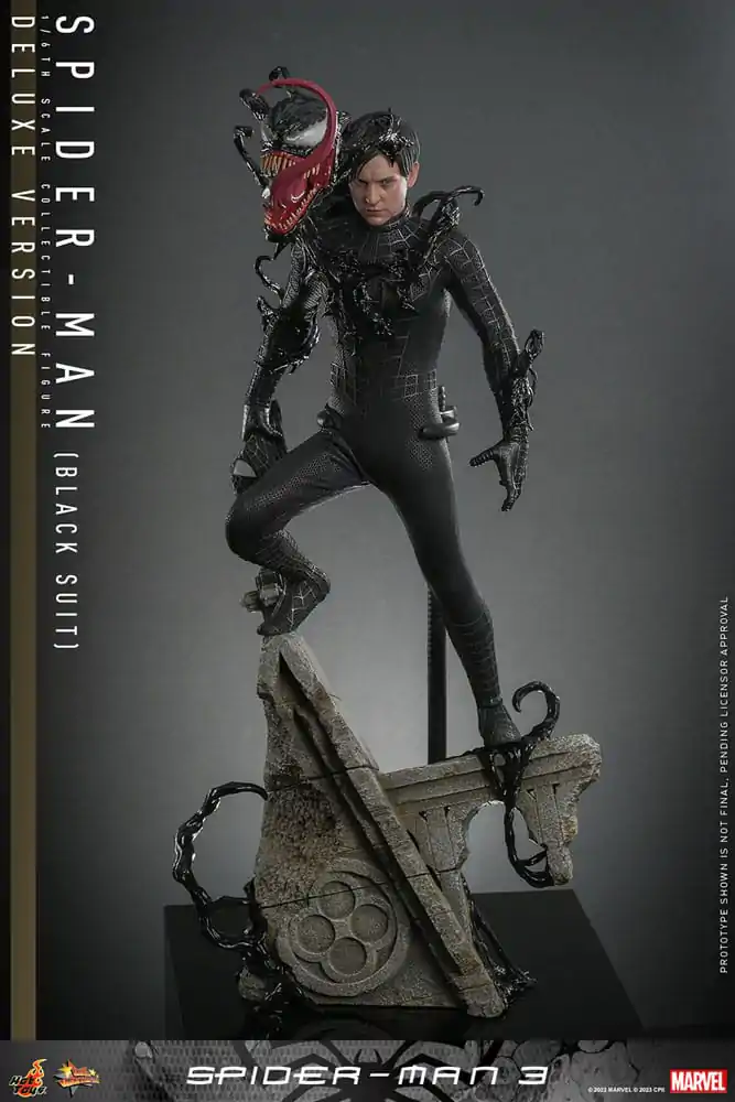 Spider-Man 3 Movie Masterpiece Figurka Akcji 1/6 Spider-Man (Black Suit) (Deluxe Version) 30 cm zdjęcie produktu