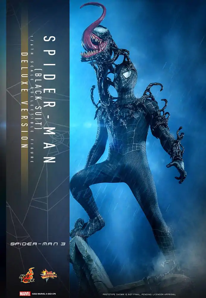 Spider-Man 3 Movie Masterpiece Figurka Akcji 1/6 Spider-Man (Black Suit) (Deluxe Version) 30 cm zdjęcie produktu