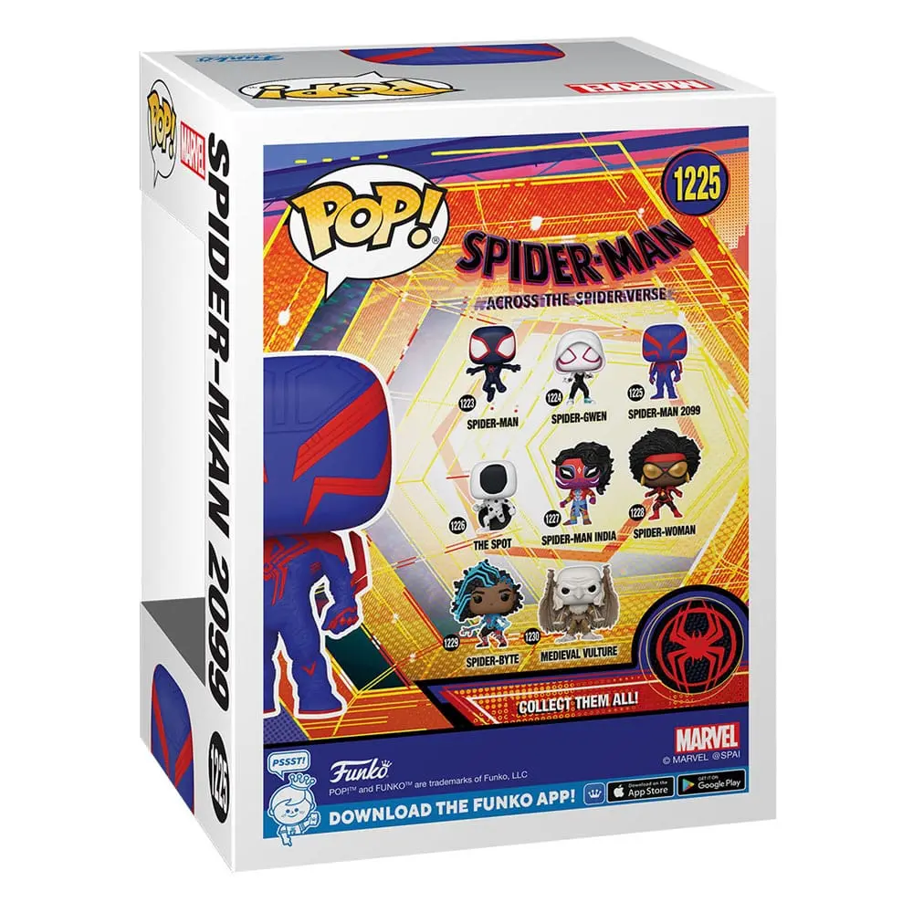 Spider-Man: Poprzez multiwersum (Spider-Verse) POP! Movies Figurka winylowa Spider-Man 2099 9 cm zdjęcie produktu