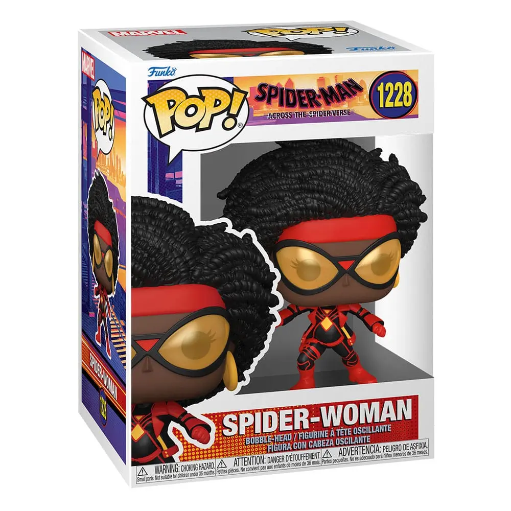 Spider-Man: Poprzez multiwersum POP! Movies Figurka winylowa Spider-Woman 9 cm zdjęcie produktu