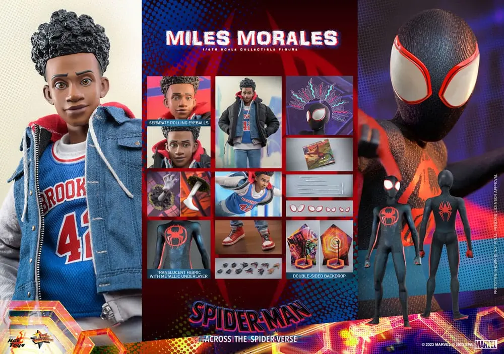 Spider-Man: Poprzez multiwersum Figurka Akcji Arcydzieło Filmowe 1/6 Miles Morales 29 cm zdjęcie produktu