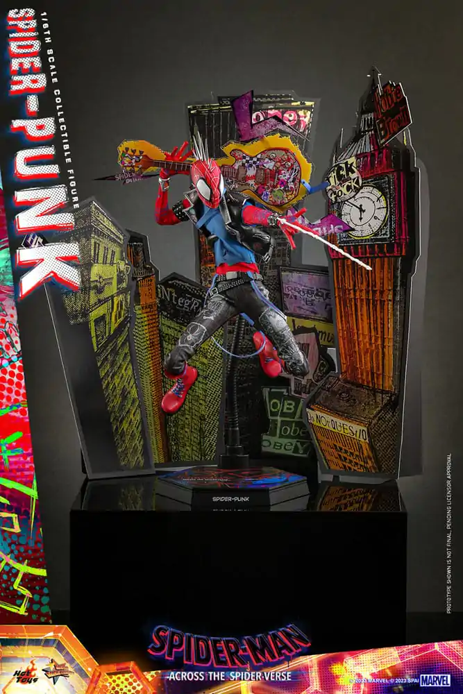 Spider-Man: Uniwersum Figurka Akcji Arcydzieło Filmowe 1/6 Spider-Punk 32 cm zdjęcie produktu