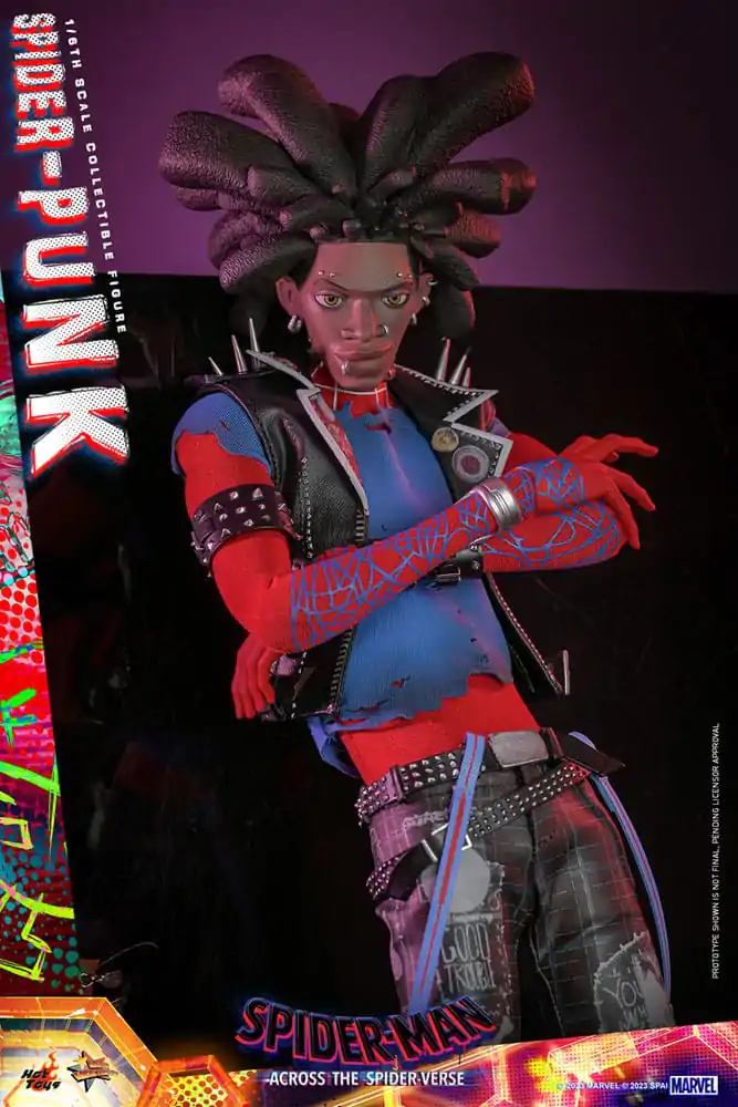 Spider-Man: Uniwersum Figurka Akcji Arcydzieło Filmowe 1/6 Spider-Punk 32 cm zdjęcie produktu