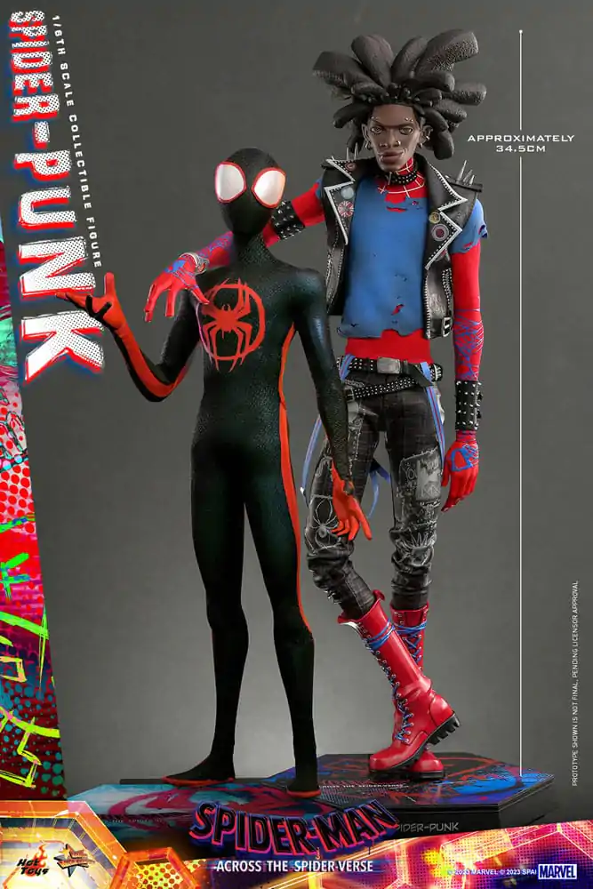 Spider-Man: Uniwersum Figurka Akcji Arcydzieło Filmowe 1/6 Spider-Punk 32 cm zdjęcie produktu