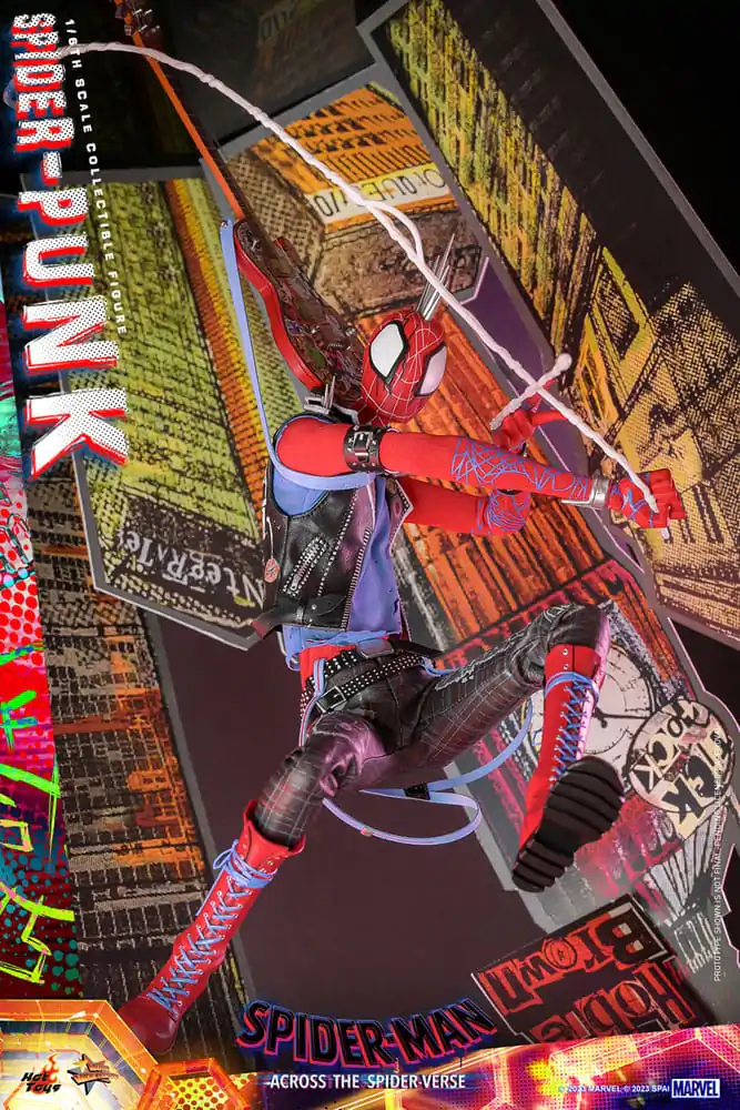 Spider-Man: Uniwersum Figurka Akcji Arcydzieło Filmowe 1/6 Spider-Punk 32 cm zdjęcie produktu