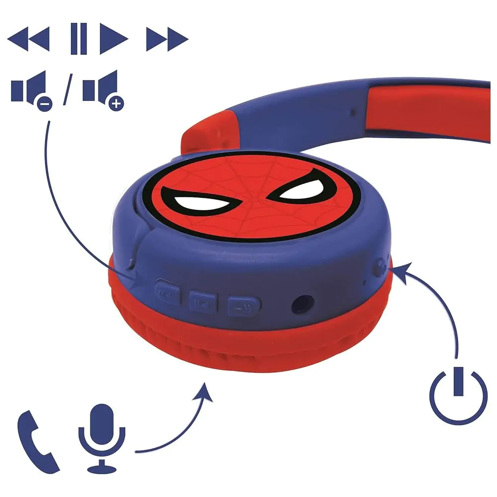 Słuchawki bezprzewodowe Bluetooth Marvel Spiderman zdjęcie produktu