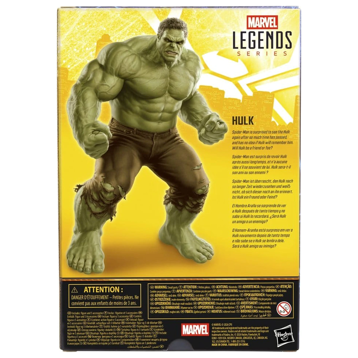 Spider-Man: Brand New Day Marvel Legends Figurka akcji Hulk 20 cm zdjęcie produktu