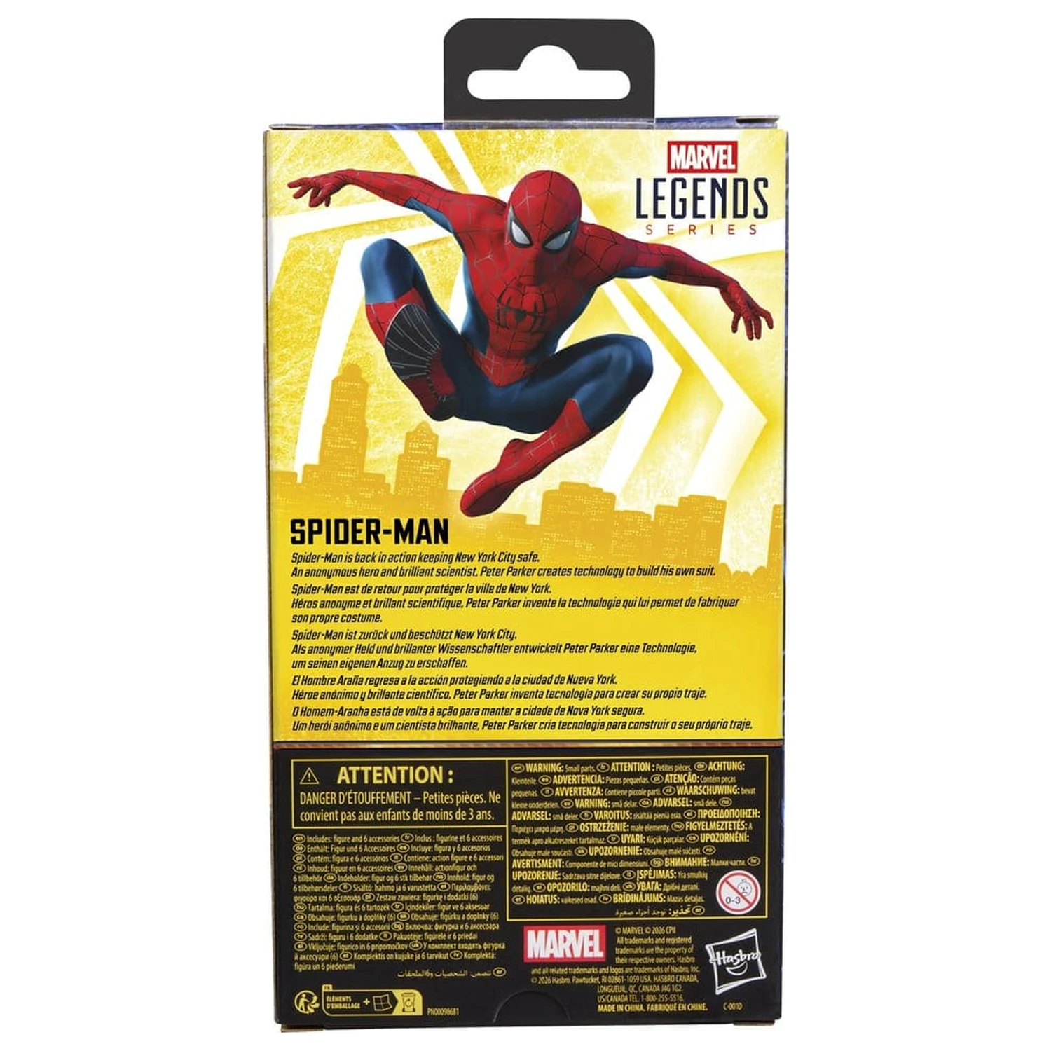 Spider-Man: Brand New Day Marvel Legends Figurka akcji Spider-Man 15 cm zdjęcie produktu