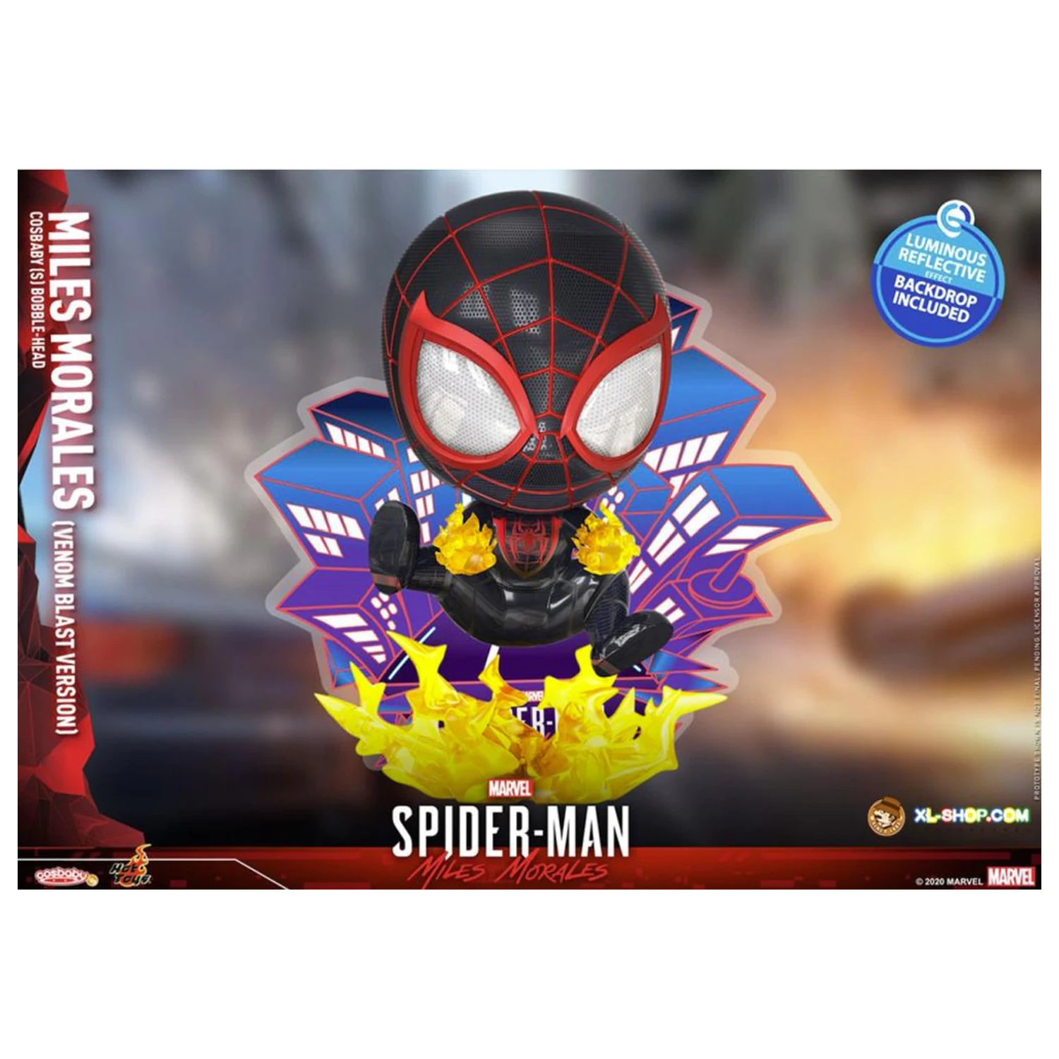 Figurka Spider-Man Cosbaby Wave 4 Miles Morales Venom Blast Version zdjęcie produktu