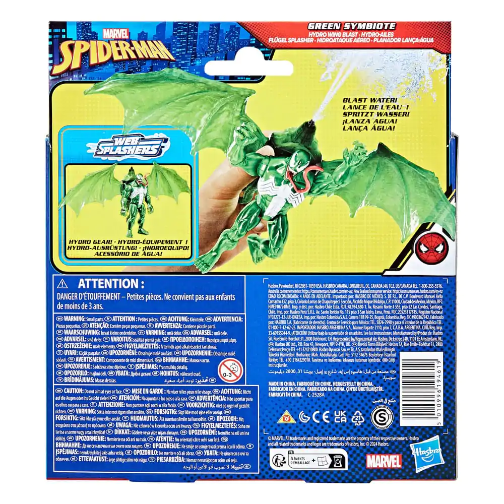 Spider-Man Epic Hero Series Web Splashers Figurka Akcji Zielony Symbiont Hydro Wing Blast 10 cm zdjęcie produktu