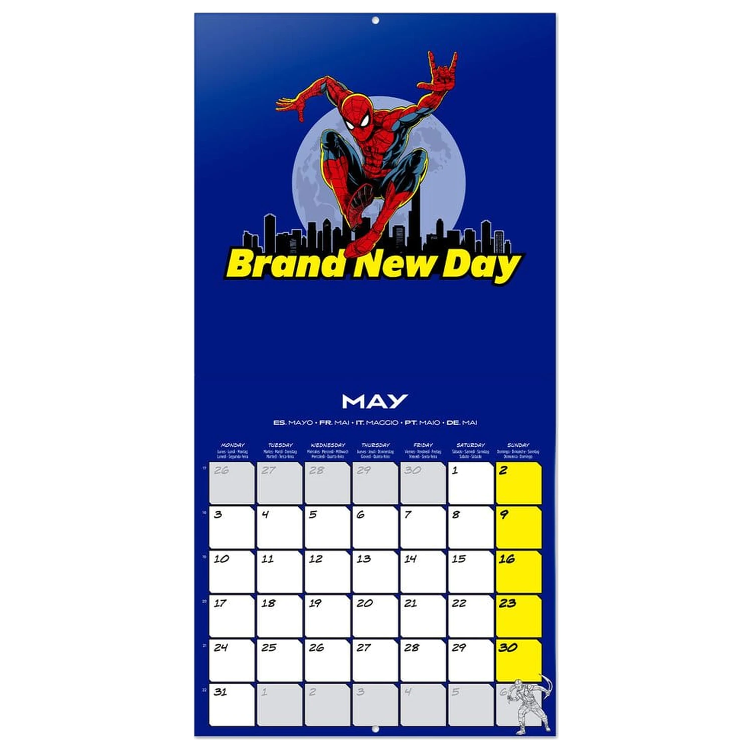 Spider-Man kalendarz ścienny 2027 30 x 30 cm zdjęcie produktu