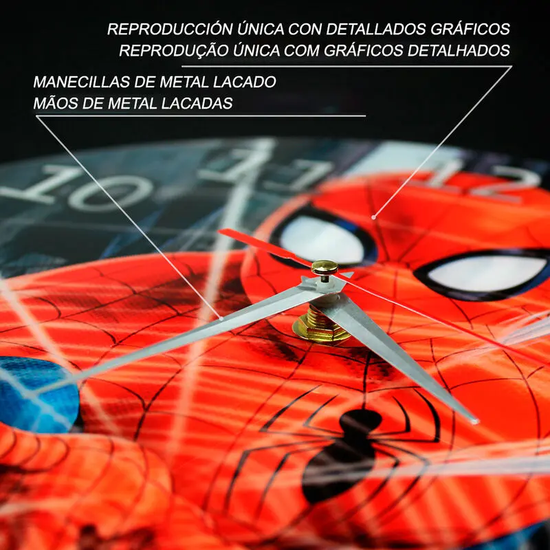 Marvel Spiderman zegar ścienny zdjęcie produktu