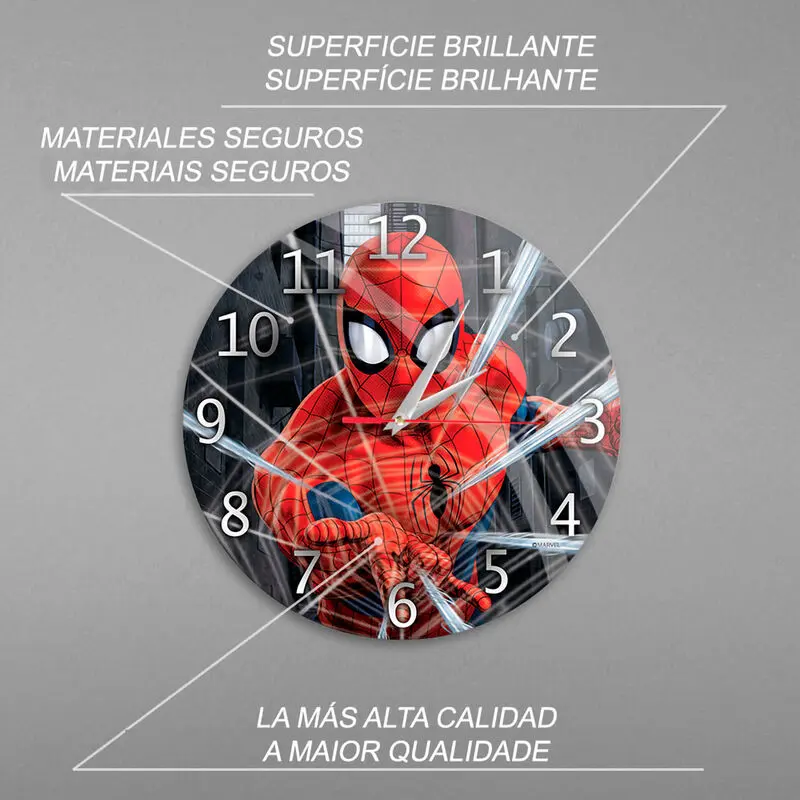 Marvel Spiderman zegar ścienny zdjęcie produktu