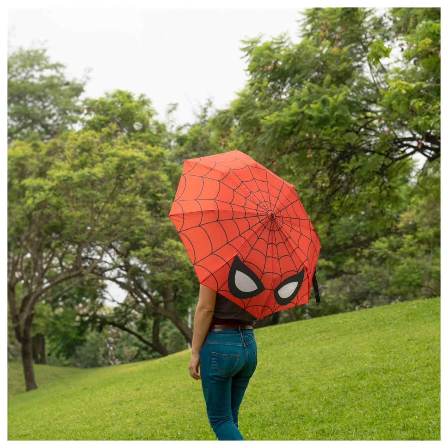 Marvel Spiderman Foodie Automatycznie składany parasol zdjęcie produktu