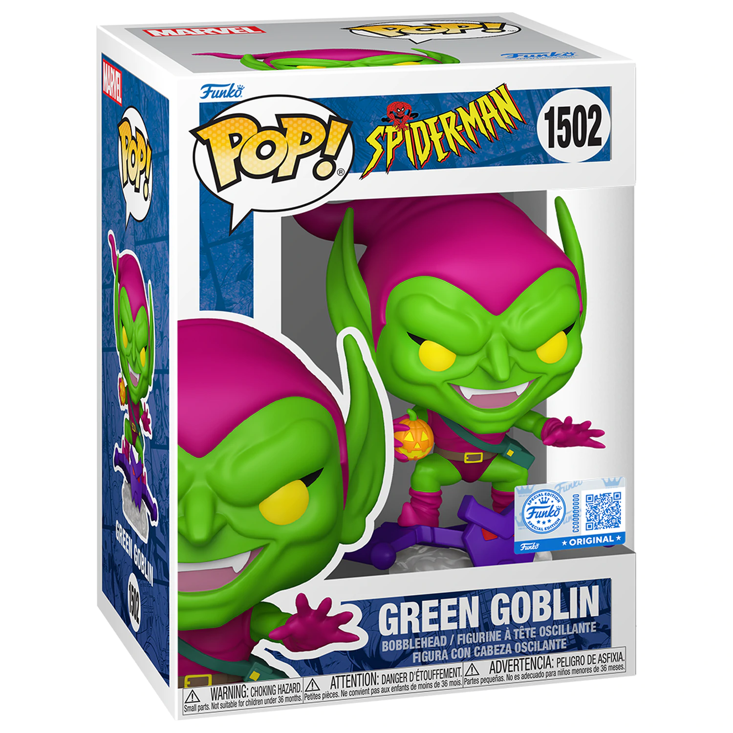 Figurka winylowa Funko POP! Marvel Spider-Man: Green Goblin 9 cm zdjęcie produktu