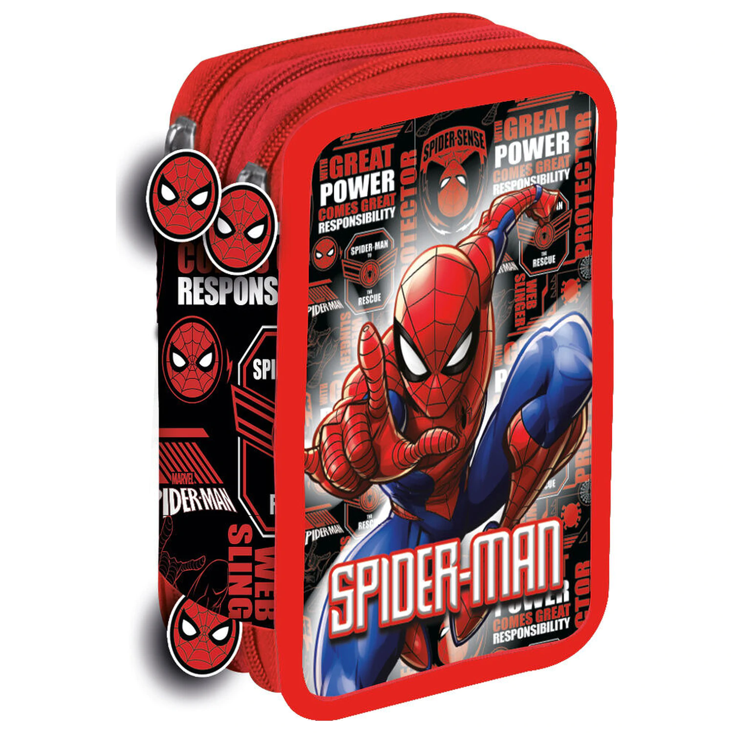 Marvel Spiderman Hero potrójny piórnik zdjęcie produktu