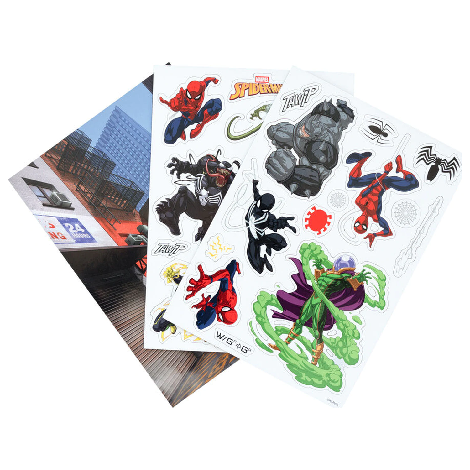 Marvel Spiderman zestaw wycinanych magnesów zdjęcie produktu
