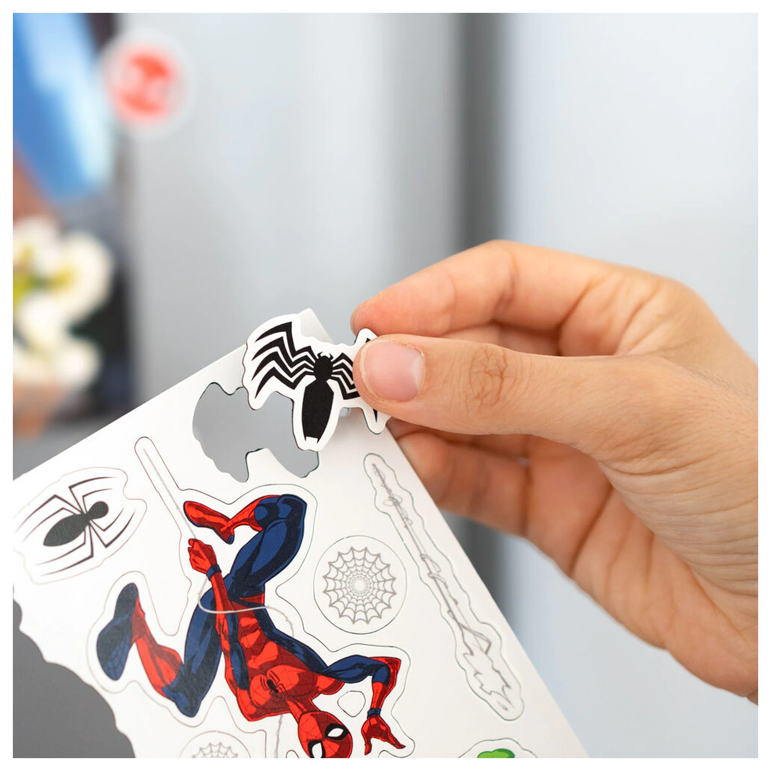 Marvel Spiderman zestaw wycinanych magnesów zdjęcie produktu