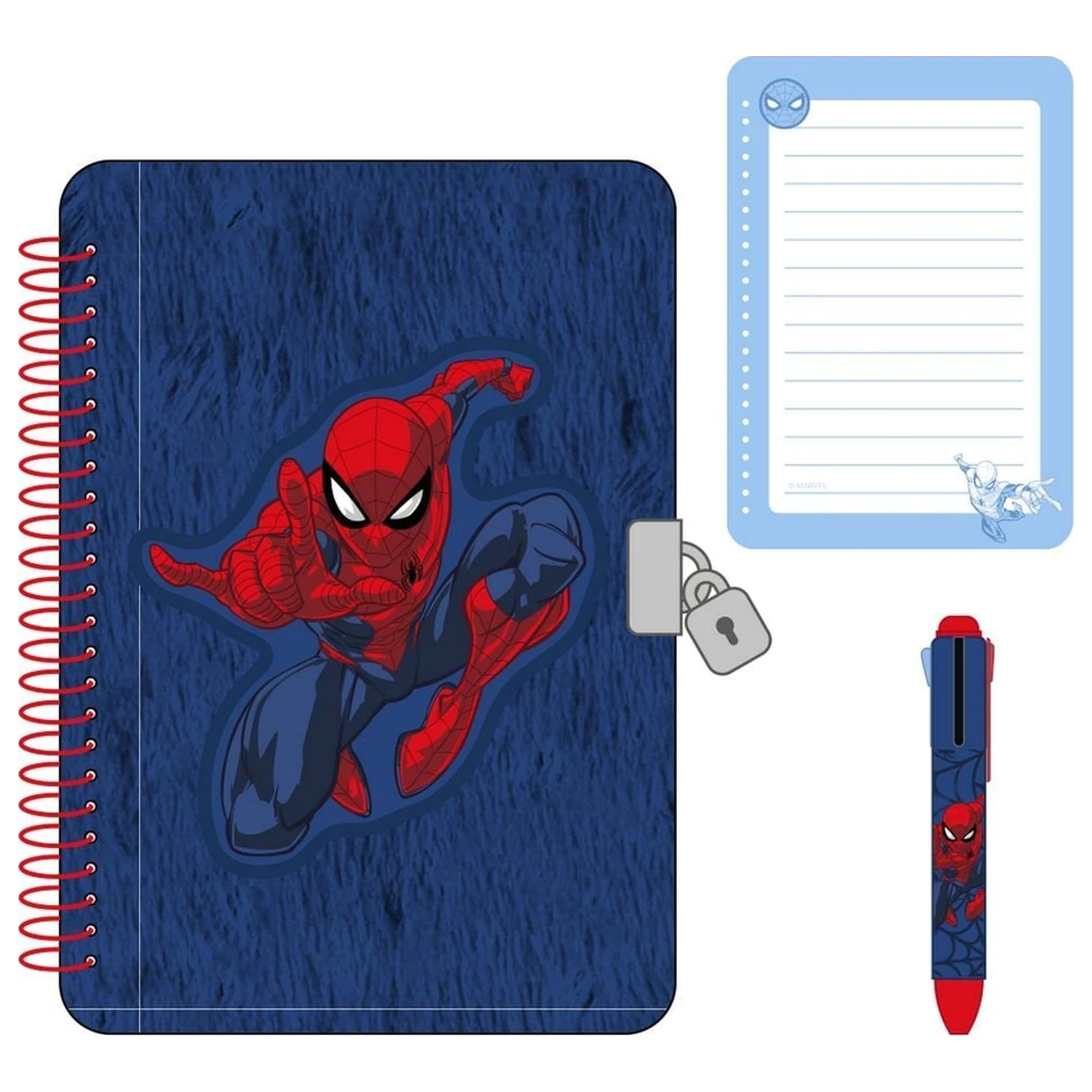 Marvel Spiderman Dziennik + Długopis 4-kolorowy zdjęcie produktu