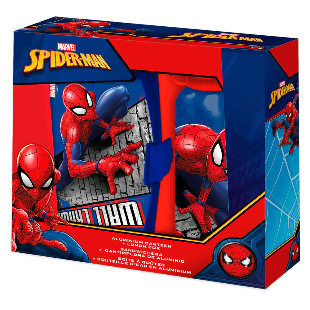 Marvel Spiderman bidon + lunchbox zestaw 500 ml zdjęcie produktu