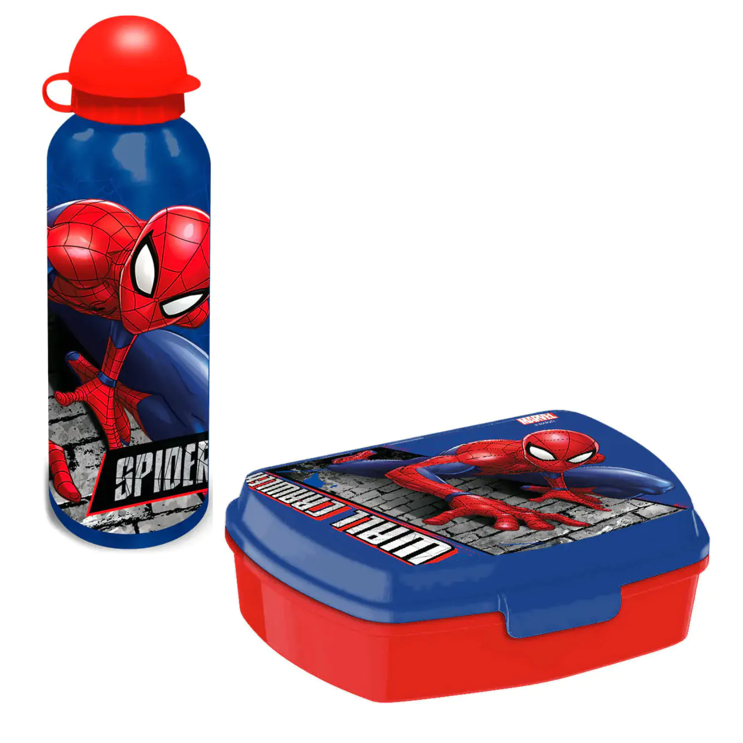 Marvel Spiderman bidon + zestaw lunchbox zdjęcie produktu