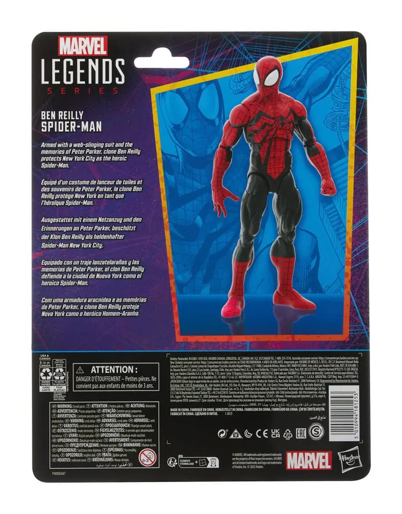 Spider-Man Marvel Legends Retro Collection figurka akcji Ben Reilly Spider-Man 15 cm zdjęcie produktu