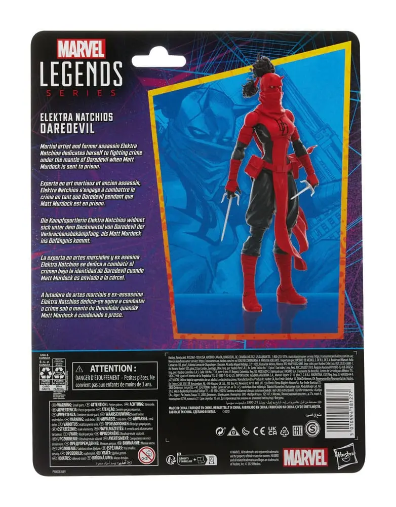 Figurka akcji Spider-Man Marvel Legends Retro Collection Elektra Natchios Daredevil 15 cm zdjęcie produktu