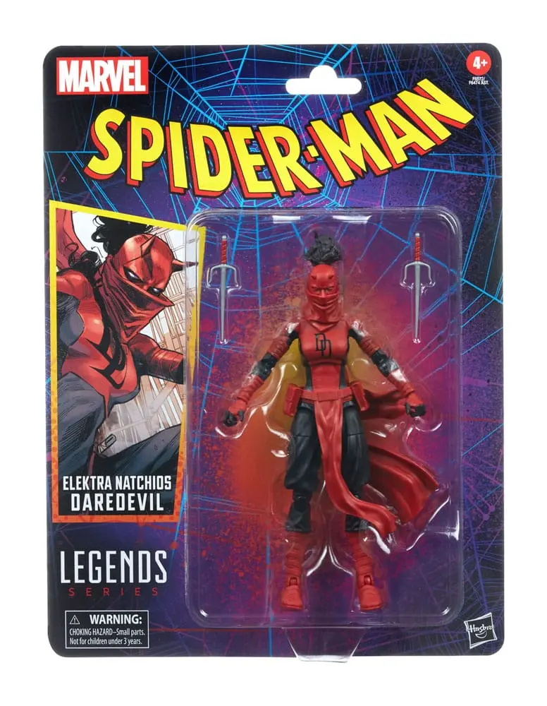 Figurka akcji Spider-Man Marvel Legends Retro Collection Elektra Natchios Daredevil 15 cm zdjęcie produktu