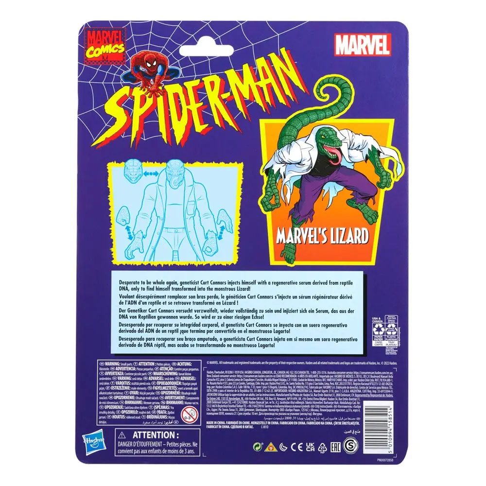 Spider-Man Marvel Legends Retro Figurka akcji Marvel's Lizard 15 cm zdjęcie produktu