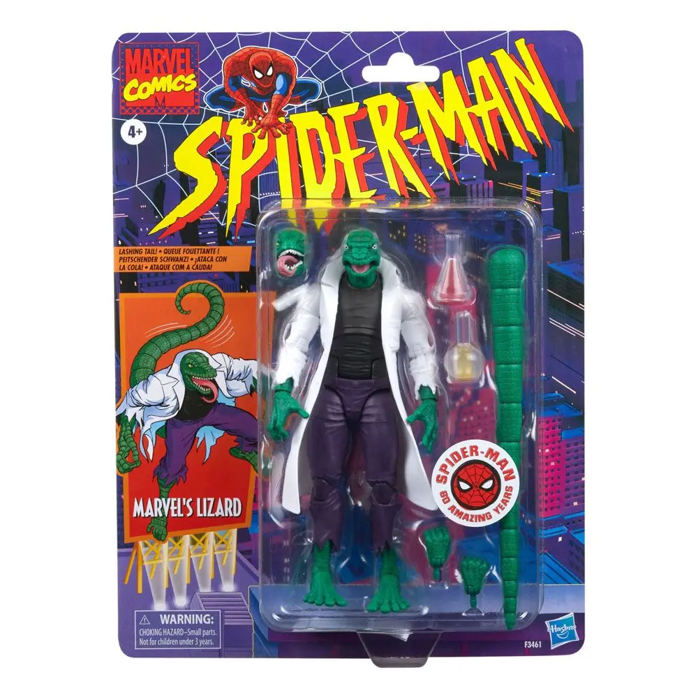 Spider-Man Marvel Legends Retro Figurka akcji Marvel's Lizard 15 cm zdjęcie produktu