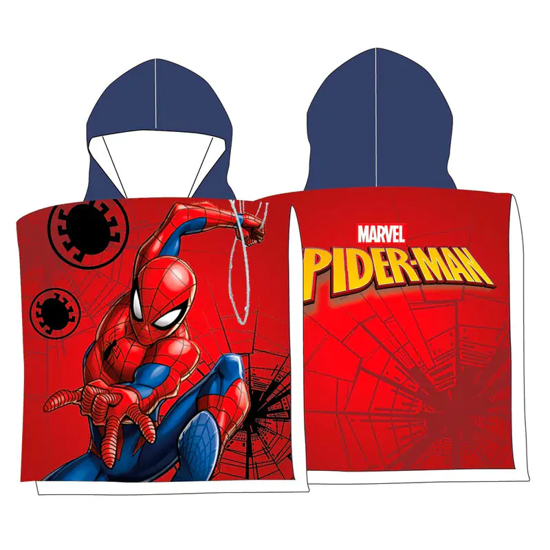 Marvel Spiderman microfibre ponczo ręcznik z mikrofibry zdjęcie produktu