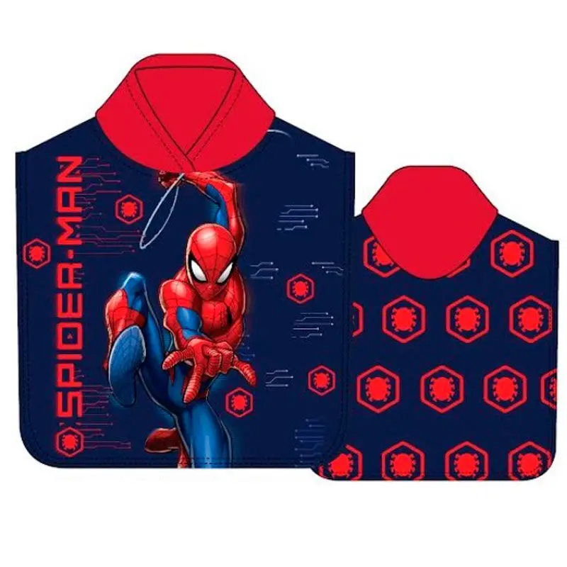 Marvel Spiderman ręcznik poncho z mikrofibry zdjęcie produktu