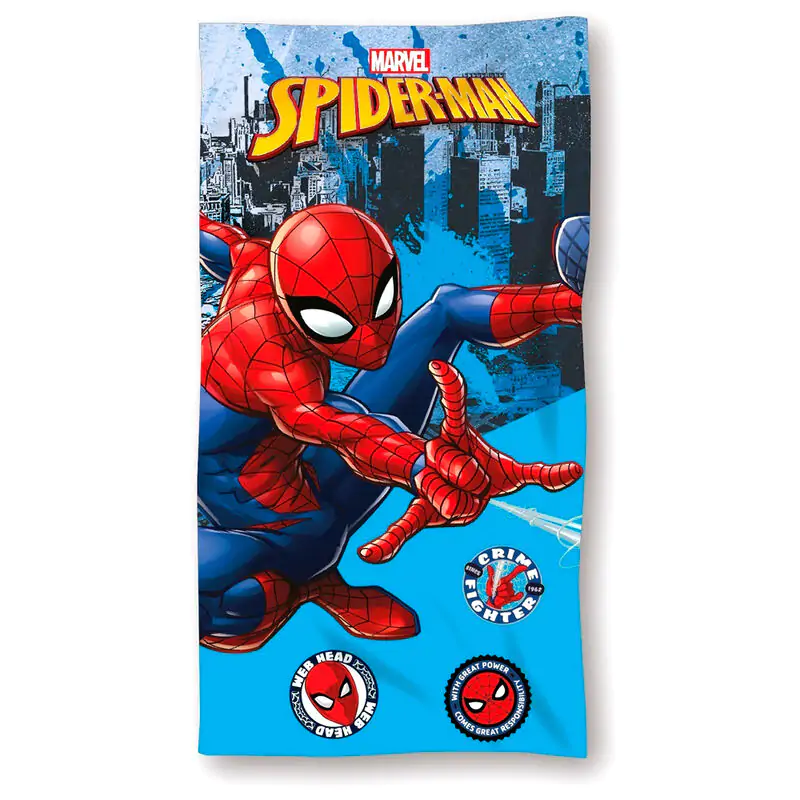 Marvel Spiderman ręcznik plażowy z mikrofibry zdjęcie produktu
