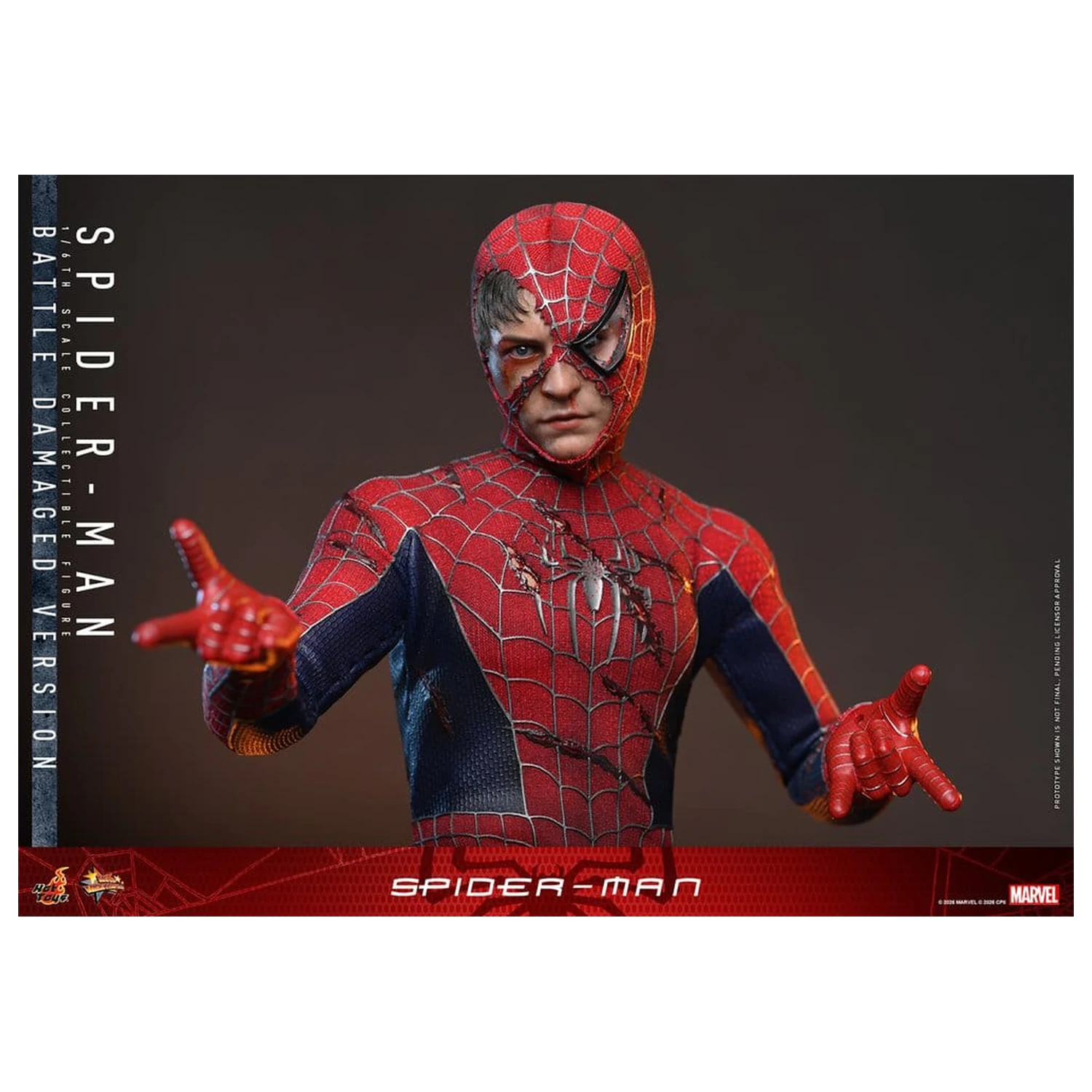 Spider-Man Movie Masterpiece figurka akcji 1/6 Spider-Man (Battle Damaged Version) 30 cm zdjęcie produktu