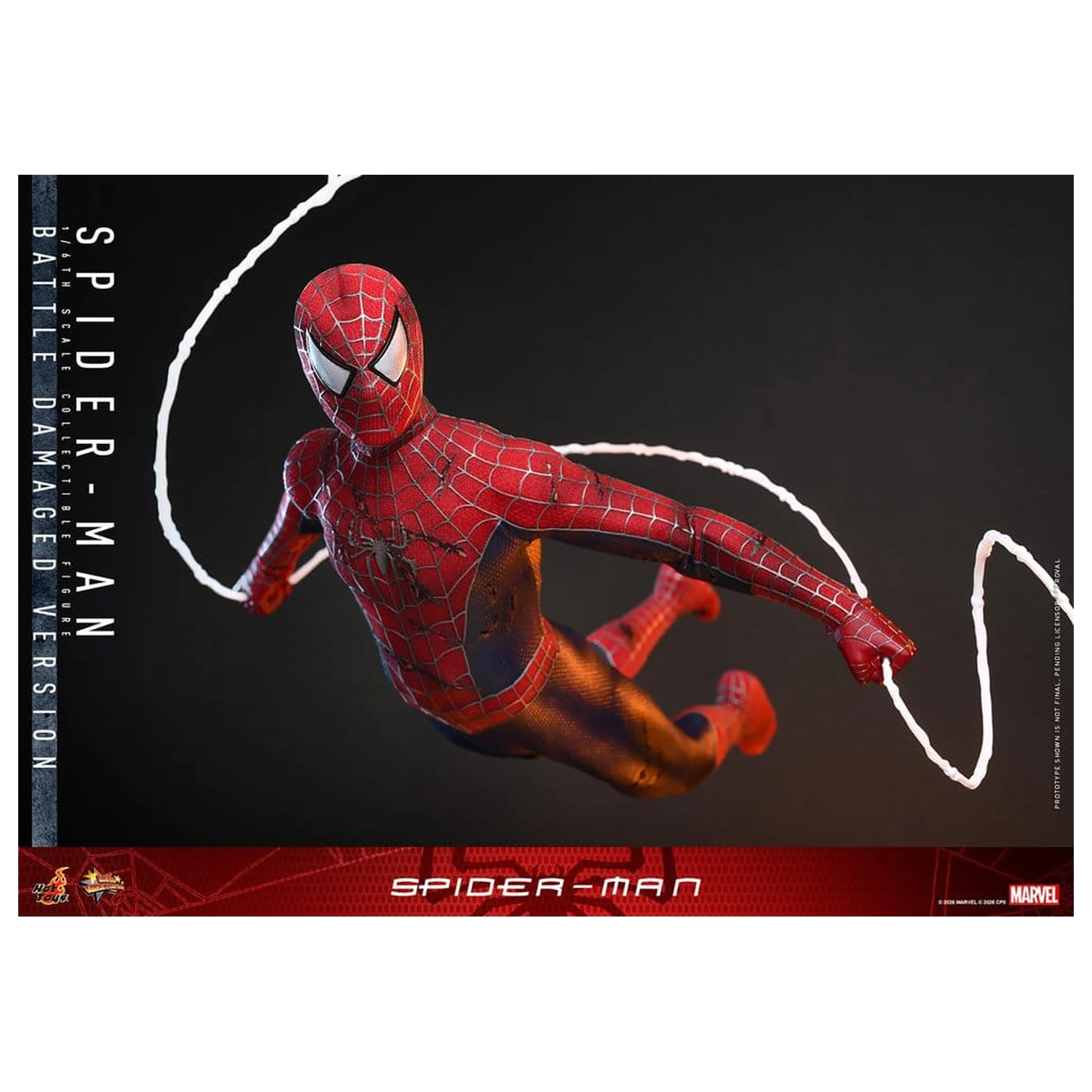 Spider-Man Movie Masterpiece figurka akcji 1/6 Spider-Man (Battle Damaged Version) 30 cm zdjęcie produktu