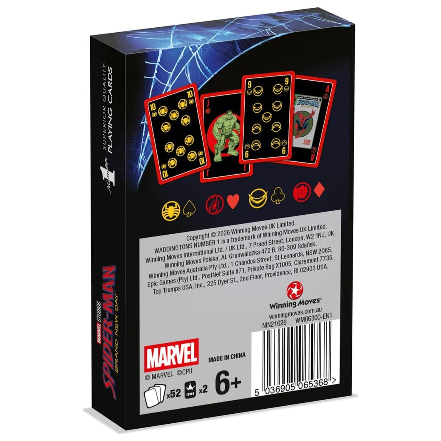 Spider-Man No.1 Playing Cards Niemieckie zdjęcie produktu