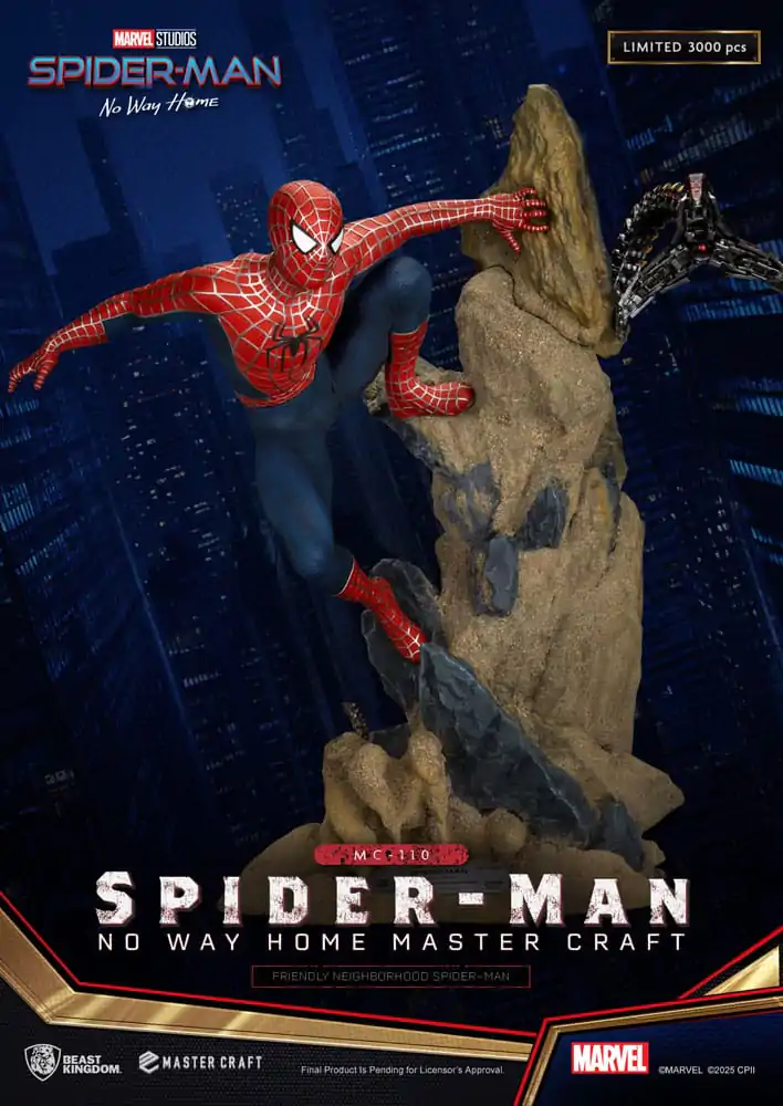 Spider-Man: No Way Home Master Craft Statuetka Friendly Neighborhood Spider-Man 36 cm zdjęcie produktu