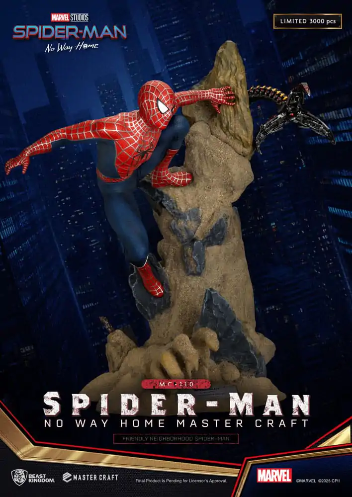 Spider-Man: No Way Home Master Craft Statuetka Friendly Neighborhood Spider-Man 36 cm zdjęcie produktu