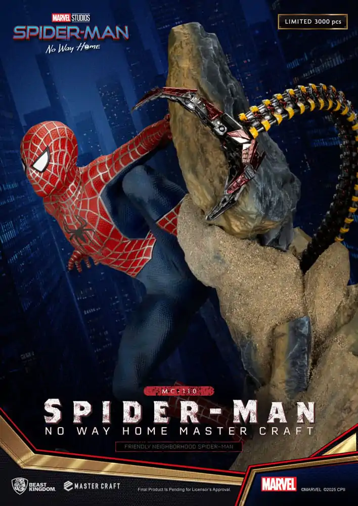 Spider-Man: No Way Home Master Craft Statuetka Friendly Neighborhood Spider-Man 36 cm zdjęcie produktu