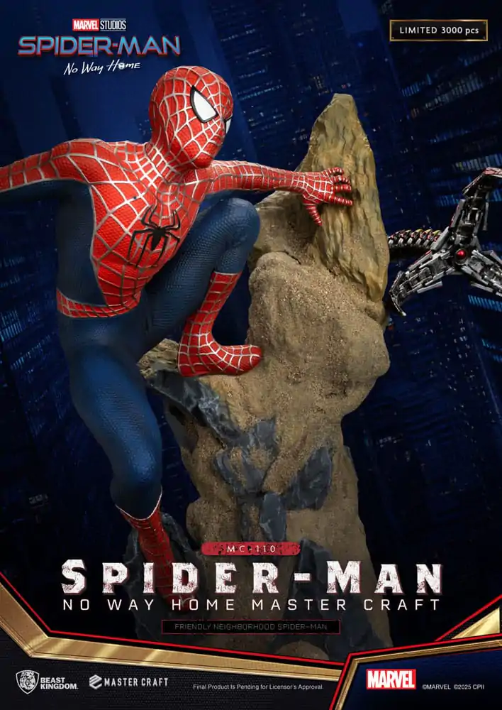 Spider-Man: No Way Home Master Craft Statuetka Friendly Neighborhood Spider-Man 36 cm zdjęcie produktu