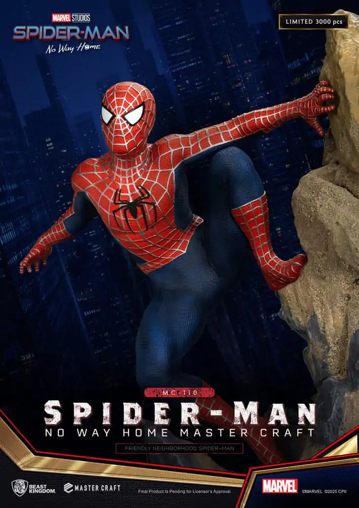 Spider-Man: No Way Home Master Craft Statuetka Friendly Neighborhood Spider-Man 36 cm zdjęcie produktu