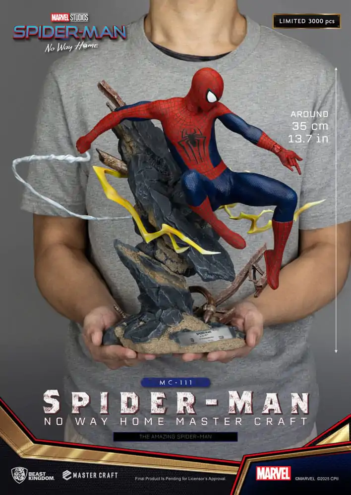 Spider-Man: No Way Home Master Craft Statua Niesamowity Spider-Man 35 cm zdjęcie produktu
